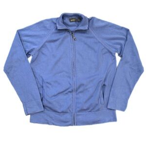 Vintage Ted Baker Jean Blue Zip Up Sweater 90s Y2K Men’s Size 5 Large